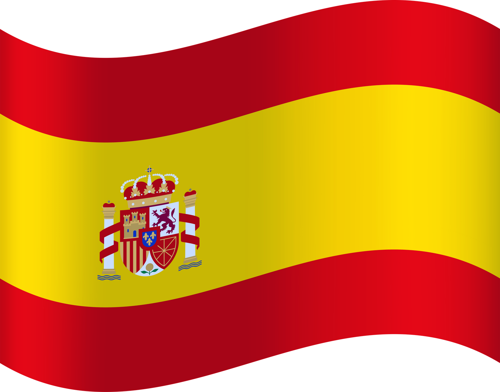 spain wavy flag